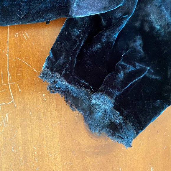 RAQUEL ALLEGRA VELVET TSHIRT TOP SIZE 0 XS IN STORM - Picture 11 of 12